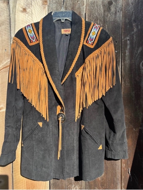 American Vintage Jackets & Blazers - American Vintage Suede Fringe Jacket